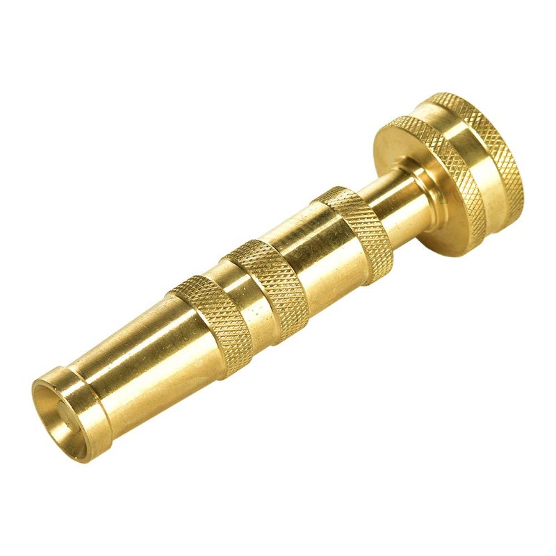 Sanpaint Heavy-Duty Brass Hose Nozzle, Adjustable Twist Hose Nozzle, Jet Sweeper Nozzle, Garden Sprayer - Image 4